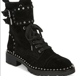 Sam Edelman Jennifer Suede Combat Boots